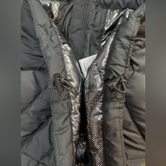 Womens Large Columbia Powder Lite II Vest Black Puffer Insulated Water Resistant - Picture 10 of 16